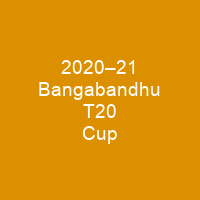 2020–21 Bangabandhu T20 Cup