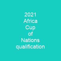 2021 Africa Cup of Nations qualification