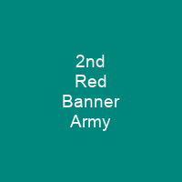 2nd Red Banner Army