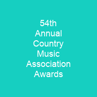 54th Annual Country Music Association Awards