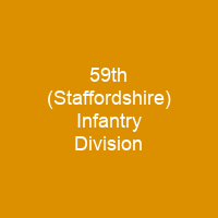 59th (Staffordshire) Infantry Division