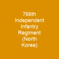 766th Independent Infantry Regiment (North Korea)