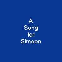A Song for Simeon