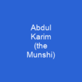Abdul Karim (the Munshi)