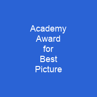 Academy Award for Best Picture