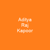 Aditya Raj Kapoor