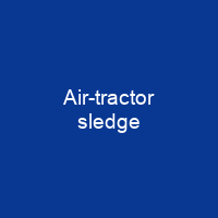 Air-tractor sledge