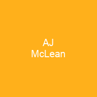 AJ McLean