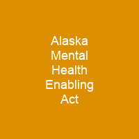 Alaska Mental Health Enabling Act