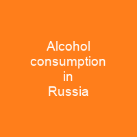 Alcohol consumption in Russia