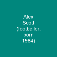 Alex Scott (footballer, born 1984)