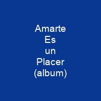 Amarte Es un Placer (album)