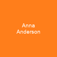 Anna Anderson