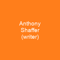 Anthony Shaffer (writer)