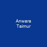 Anwara Taimur