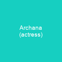 Archana (actress)