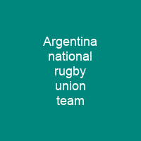 Argentina national rugby union team