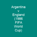 Argentina v England (1986 FIFA World Cup)
