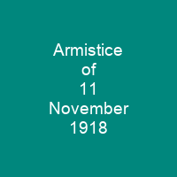 Armistice of 11 November 1918