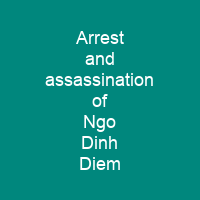 Arrest and assassination of Ngo Dinh Diem