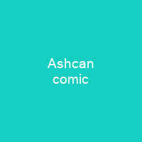 Ashcan comic