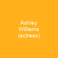 Ashley Williams (actress)