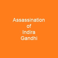 Assassination of Indira Gandhi