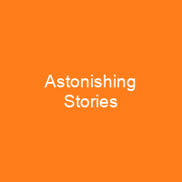 Astonishing Stories