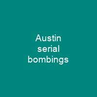 Austin serial bombings