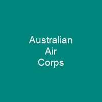 Australian Air Corps