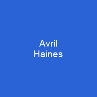 Avril Haines