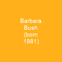 Barbara Bush (born 1981)