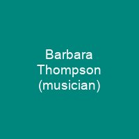 Barbara Thompson (musician)