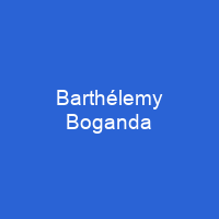 Barthélemy Boganda