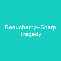 Beauchamp–Sharp Tragedy
