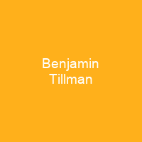 Benjamin Tillman