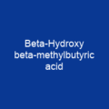 Beta-Hydroxy beta-methylbutyric acid