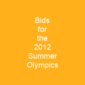 Bids for the 2012 Summer Olympics