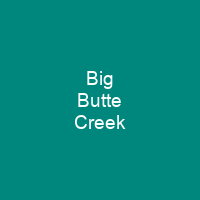 Big Butte Creek