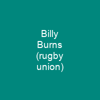 Billy Burns (rugby union)
