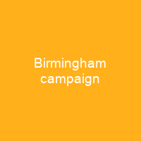 Birmingham campaign