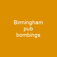 Birmingham pub bombings