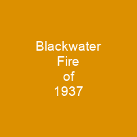 Blackwater Fire of 1937
