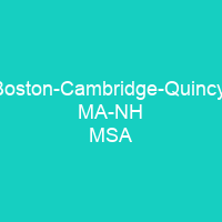 Boston-Cambridge-Quincy, MA-NH MSA