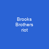 Brooks Brothers riot