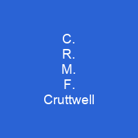 C. R. M. F. Cruttwell