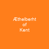 Æthelberht of Kent