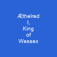 Æthelred I, King of Wessex