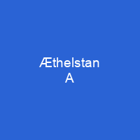 Æthelstan A