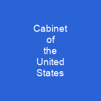Cabinet of the United States